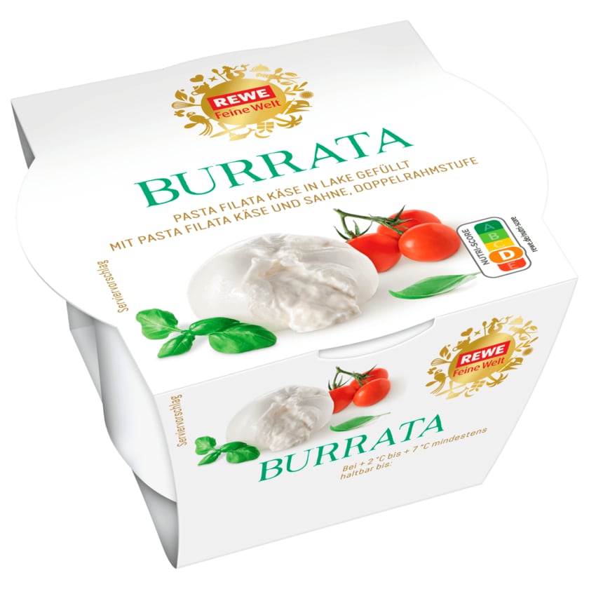REWE Feine Welt Burrata aus Apulien 250g